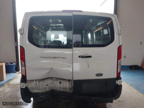 2018 Ford Transit Van with VIN 1FTYR1ZM2JKB17525, listed as a IAAI auction lot 41613222 with NaN miles. Bid and sale history available at carsss.com. Image 16.