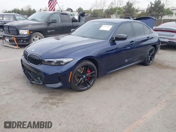 2024 BMW 3 Series 330e with VIN 3MW39FF05R8E83398, listed as a IAAI auction lot 41352962 with 12,406 mi miles. Bid and sale history available at carsss.com. Image 18.