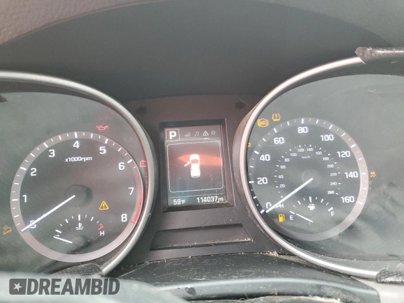 2018 Hyundai Santa Fe 2.4L z VIN 5NMZTDLB0JH087449, wystawiony jako Copart lot #58903105 z przebiegiem 114 037 mil mil oraz Szkoda całkowita • Salvage title. Historia ofert i sprzedaży dostępna na DreamBid. Obrazek 9.