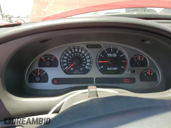 2003 Ford Mustang Premium Mach 1 with VIN 1FAFP42RX3F397779, listed as a Copart auction lot 61989145 with 99,824 mi miles and Salvage title. Bid and sale history available at DreamBid. Image 9.
