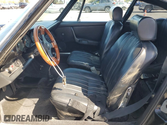 1971 Porsche 911 with VIN 9111120590, listed as a Copart auction lot 52559665 with 44,582 mi miles and Salvage title. Bid and sale history available at DreamBid. Image 7.
