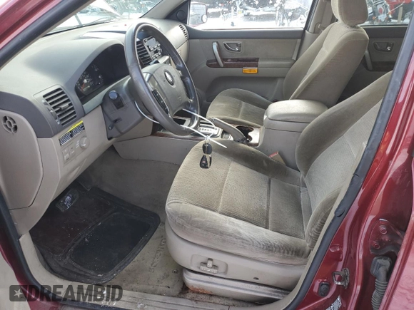 2004 Kia Sorento LX with VIN KNDJC733345262341, listed as a Copart auction lot 89216065 with 143,544 mi miles and Clean Title. Bid and sale history available at carsss.com. Image 7.