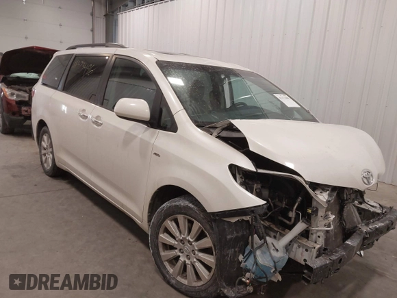 2017 Toyota Sienna XLE с VIN 5TDDZ3DC5HS162874, выставлен на аукционе IAAI как лот 41373496 с пробегом 108 043 миль миль и . История ставок и продаж доступна на DreamBid. Изображение 1.