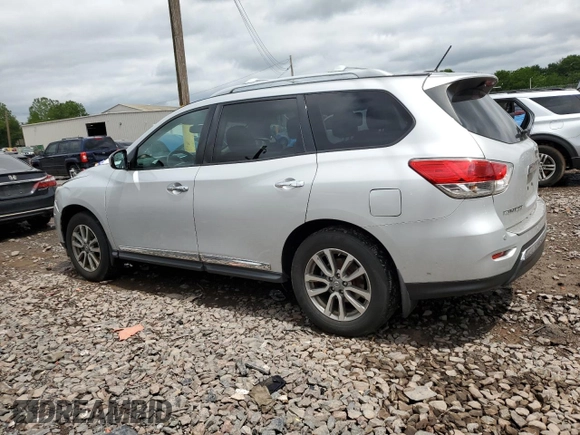 2015 Nissan Pathfinder S with VIN 5N1AR2MM0FC638206, listed as a Copart auction lot 58704595 with 93,446 mi miles and Clean title. Bid and sale history available at DreamBid. Image 2.