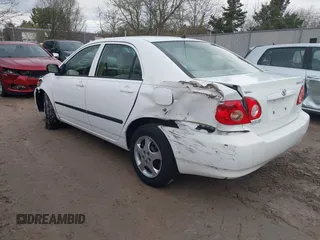 2005 Toyota Corolla CE with VIN JTDBR32E952053414, listed as a IAAI auction lot 42186389 with Not Provided miles and . Bid and sale history available at DreamBid. Image 3.