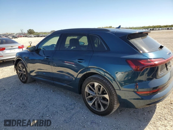 2021 Audi e-tron Premium Plus with VIN WA1LAAGE3MB016151, listed as a Copart auction lot 82004174 with 17,218 mi miles and Clean Title. Bid and sale history available at DreamBid. Image 2.