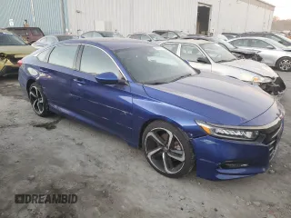 2018 Honda Accord Sedan Sport 1.5T with VIN 1HGCV1F39JA230073, listed as a Copart auction lot 79733154 with 115,852 mi miles and Salvage Title. Bid and sale history available at carsss.com. Image 4.