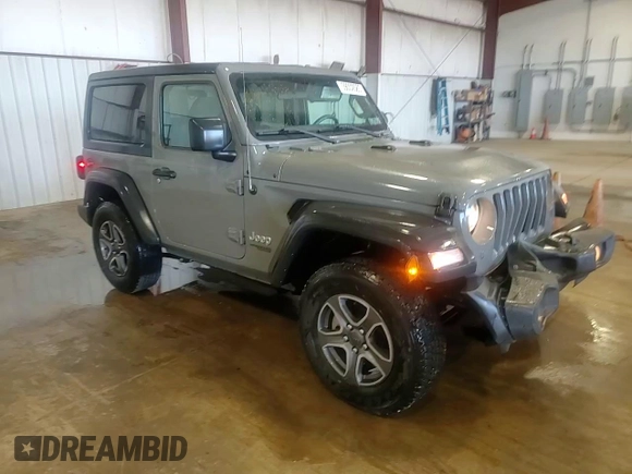 2021 Jeep Wrangler Sport S with VIN 1C4HJXAG7MW649964, listed as a Copart auction lot 59002685 with 106,065 mi miles and Salvage title. Bid and sale history available at DreamBid. Image 13.