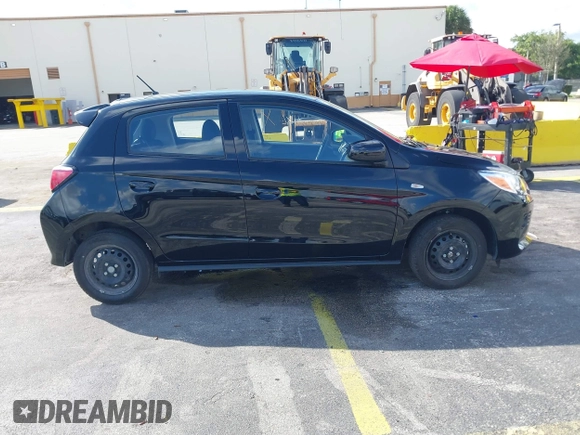 2024 Mitsubishi Mirage ES with VIN ML32AUHJ2RH019841, listed as a IAAI auction lot 41623414 with 6,629 mi miles and . Bid and sale history available at DreamBid. Image 13.