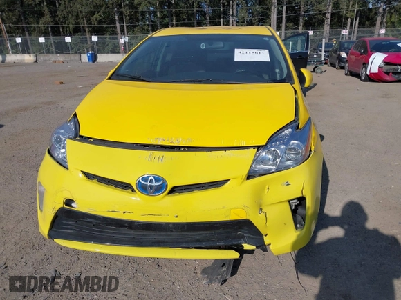 2013 Toyota Prius One with VIN JTDKN3DU1D5596253, listed as a IAAI auction lot 42118611 with 347,478 mi miles and . Bid and sale history available at DreamBid. Image 13.
