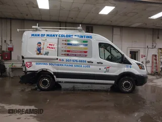 2018 Ford Transit with VIN 1FTYR1CM6JKA12527, listed as a IAAI auction lot 41117614 with 93,048 mi miles and . Bid and sale history available at DreamBid. Image 14.