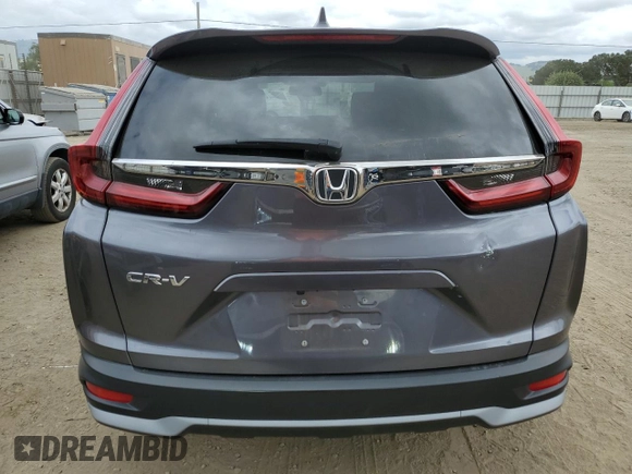 2021 Honda CR-V EX-L with VIN 2HKRW1H87MH417047, listed as a Copart auction lot 54723795 with 30,435 mi miles and Salvage Title. Bid and sale history available at carsss.com. Image 6.