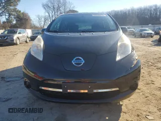 2015 Nissan LEAF S with VIN 1N4AZ0CP6FC332542, listed as a Copart auction lot 88850955 with 47,921 mi miles and Salvage Title. Bid and sale history available at DreamBid. Image 5.