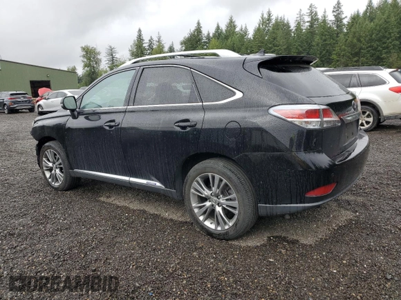 2013 Lexus RX 450h with VIN JTJBC1BA8D2452278, listed as a Copart auction lot 60885815 with 66,889 mi miles and Salvage title. Bid and sale history available at DreamBid. Image 2.