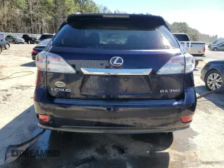 2010 Lexus RX 350 with VIN 2T2ZK1BA8AC040987, listed as a Copart auction lot 47974085 with 193,343 mi miles and Salvage Title. Bid and sale history available at DreamBid. Image 6.