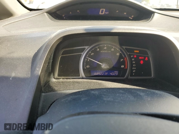 2008 Honda Civic LX with VIN 2HGFA16508H340628, listed as a Copart auction lot 55938535 with 168,922 mi miles and Salvage Title. Bid and sale history available at DreamBid. Image 9.