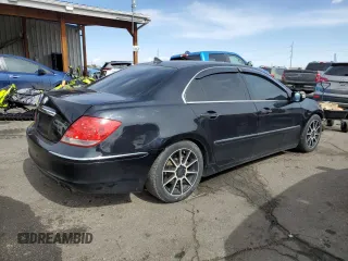 2008 Acura RL with VIN JH4KB16568C004350, listed as a Copart auction lot 46623315 with 178,744 mi miles and Salvage Title. Bid and sale history available at DreamBid. Image 3.