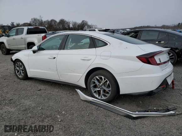2023 Hyundai Sonata SEL with VIN KMHL64JA0PA284997, listed as a Copart auction lot 87647035 with 20,930 mi miles and Salvage Title. Bid and sale history available at DreamBid. Image 2.