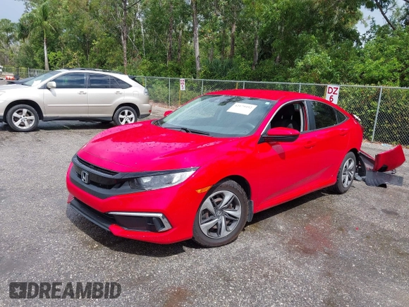 2020 Honda Civic LX z VIN 2HGFC2F65LH503209, wystawiony jako IAAI lot #42179492 z przebiegiem 50 747 mil mil oraz . Historia ofert i sprzedaży dostępna na DreamBid. Obrazek 2.