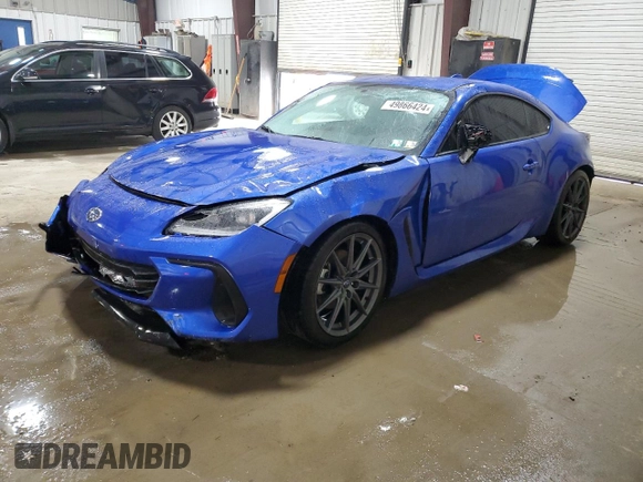 2023 Subaru BRZ Limited with VIN JF1ZDBF19P8700091, listed as a Copart auction lot 49866424 with 20,008 mi miles. Bid and sale history available at carsss.com. Image 1.