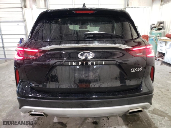 2022 Infiniti QX50 ESSENTIAL with VIN 3PCAJ5CAXNF110646, listed as a Copart auction lot 80814873 with 22,271 mi miles. Bid and sale history available at carsss.com. Image 6.