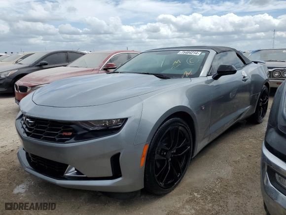 2023 Chevrolet Camaro 2LT with VIN 1G1FD3DS2P0126097, listed as a Copart auction lot 75404214 with 0 mi miles and Non Repairable. Bid and sale history available at carsss.com. Image 1.