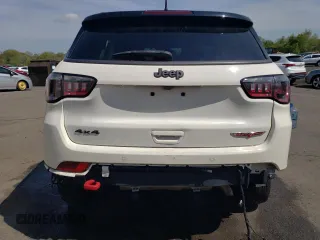 2021 Jeep Compass Trailhawk с VIN 3C4NJDDB9MT553602, выставлен на аукционе Copart как лот 55387255 с пробегом 82 440 миль миль и Чистый • Clean title. История ставок и продаж доступна на DreamBid. Изображение 6.