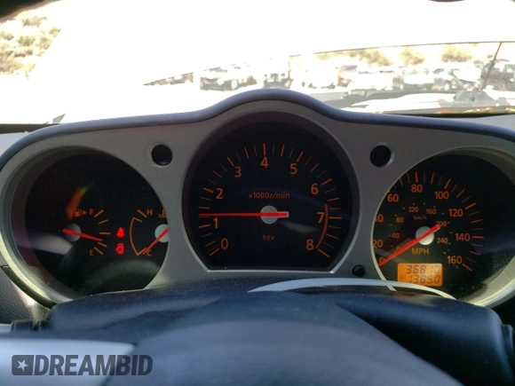 2004 Nissan 350Z Enthusiast with VIN JN1AZ34D84M100633, listed as a Copart auction lot 61036114 with 36,810 mi miles and Salvage Title. Bid and sale history available at DreamBid. Image 9.