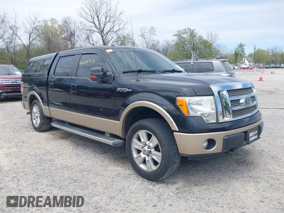 2012 Ford F-150 XL with VIN 1FTFW1EF9CFB00935, listed as a IAAI auction lot 42102973 with 274,018 mi miles. Bid and sale history available at carsss.com. Image 1.