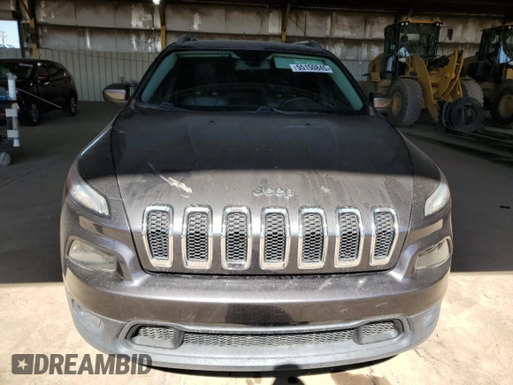 2015 Jeep Cherokee Latitude with VIN 1C4PJLCS7FW712344, listed as a Copart auction lot 55150845 with 115,471 mi miles and Clean Title. Bid and sale history available at carsss.com. Image 5.