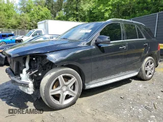 2016 Mercedes-Benz GLE 400 with VIN 4JGDA5GB1GA627194, listed as a Copart auction lot 56386295 with 61,716 mi miles and Salvage title. Bid and sale history available at DreamBid. Image 1.