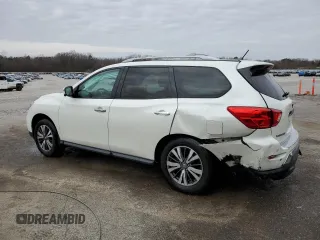 2017 Nissan Pathfinder SV z VIN 5N1DR2MN0HC606932, wystawiony jako Copart lot #44925615 z przebiegiem 127 566 mil mil oraz Szkody całkowita. Historia ofert i sprzedaży dostępna na DreamBid. Obrazek 2.