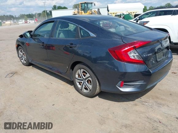 2018 Honda Civic LX with VIN 2HGFC2F53JH560402, listed as a IAAI auction lot 42152391 with 75,384 mi miles and . Bid and sale history available at DreamBid. Image 3.