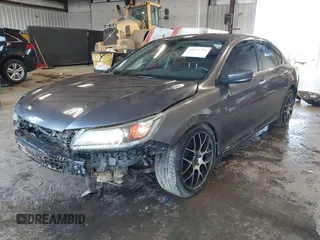 2013 Honda Accord LX z VIN 1HGCR2F30DA185412, wystawiony jako IAAI lot #41870391 z przebiegiem 163 421 mil mil oraz . Historia ofert i sprzedaży dostępna na DreamBid. Obrazek 2.