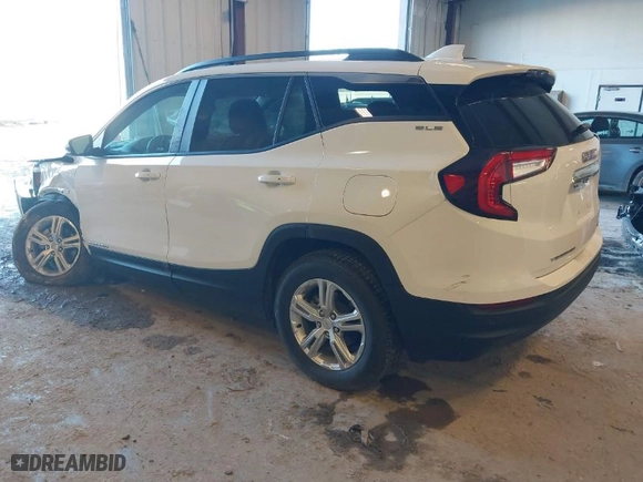 2024 GMC Terrain SLE with VIN 3GKALTEG4RL219079, listed as a IAAI auction lot 41208052 with 9,189 mi miles. Bid and sale history available at carsss.com. Image 3.