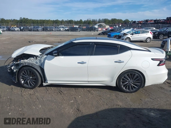 2020 Nissan Maxima Platinum with VIN 1N4AA6FV0LC385883, listed as a IAAI auction lot 41316172 with 80,490 mi miles and . Bid and sale history available at DreamBid. Image 14.