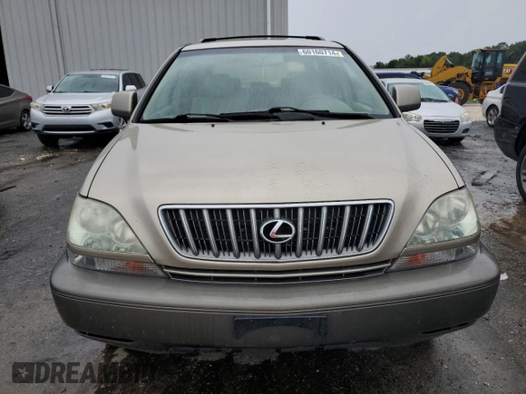 2002 Lexus RX 300 with VIN JTJGF10U720122702, listed as a Copart auction lot 60160714 with 120,775 mi miles and Non Repairable. Bid and sale history available at carsss.com. Image 5.