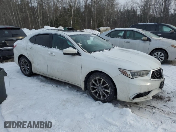 2019 Acura TLX w/Technology Pkg with VIN 19UUB1F59KA800248, listed as a Copart auction lot 87273634 with 123,808 mi miles and Clean Title. Bid and sale history available at carsss.com. Image 4.