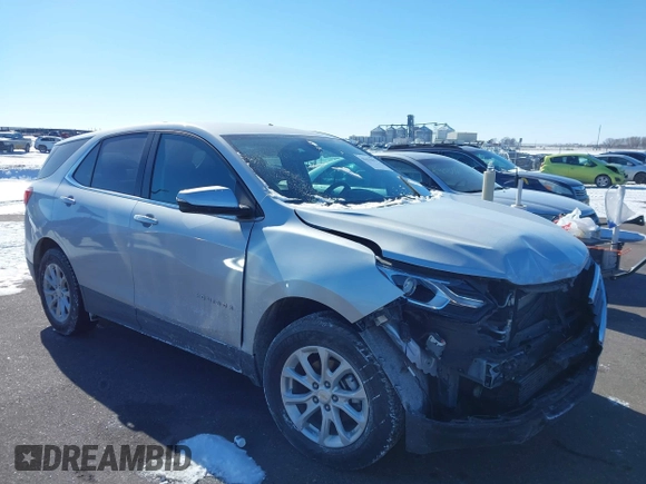 2018 Chevrolet Equinox LT z VIN 2GNAXSEV9J6350260, wystawiony jako IAAI lot #41625613 z przebiegiem 75 317 mil mil oraz . Historia ofert i sprzedaży dostępna na DreamBid. Obrazek 1.
