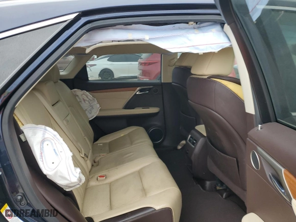 2016 Lexus RX 350 F Sport with VIN 2T2BZMCA1GC006105, listed as a Copart auction lot 50549395 with 0 mi miles and Salvage Title. Bid and sale history available at carsss.com. Image 11.