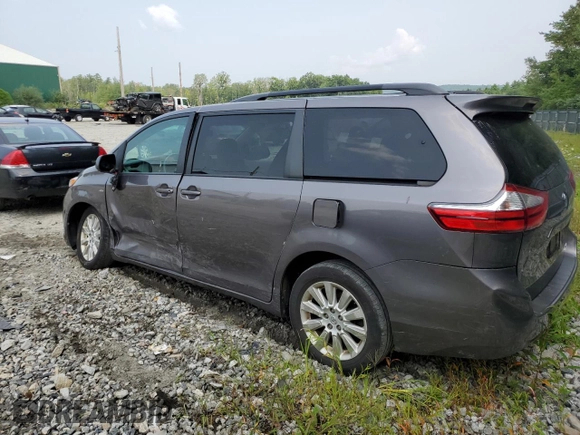 2016 Toyota Sienna LE with VIN 5TDJK3DC3GS134674, listed as a Copart auction lot 67357104 with 105,079 mi miles and Salvage Title. Bid and sale history available at carsss.com. Image 2.
