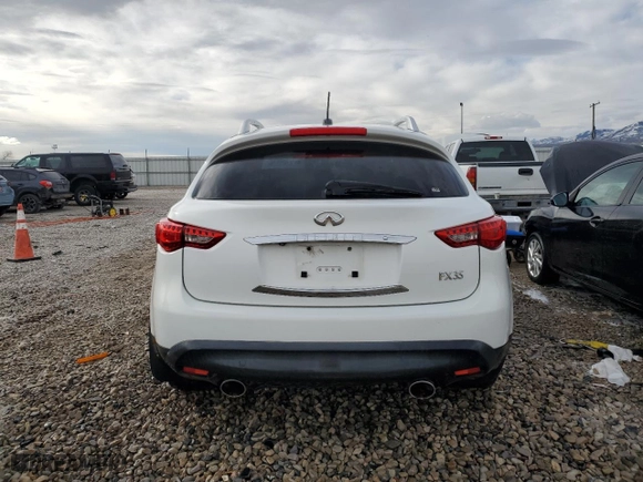 2009 Infiniti FX35 with VIN JNRAS18W89M150439, listed as a Copart auction lot 46363434 with 144,333 mi miles and Salvage Title. Bid and sale history available at carsss.com. Image 6.