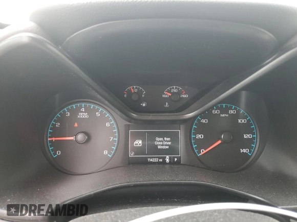 2016 Chevrolet Colorado 2WD WT with VIN 1GCHSBE32G1198323, listed as a Copart auction lot 46805235 with 114,222 mi miles and Salvage Title. Bid and sale history available at DreamBid. Image 9.