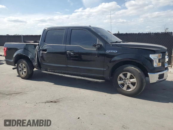2017 Ford F-150 XL with VIN 1FTEW1C88HFB34484, listed as a Copart auction lot 54591985 with 154,633 mi miles and Clean Title. Bid and sale history available at carsss.com. Image 4.