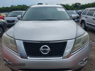 2014 Nissan Pathfinder Platinum with VIN 5N1AR2MNXEC686335, listed as a IAAI auction lot 42609936 with 180,720 mi miles and . Bid and sale history available at DreamBid. Image 6.