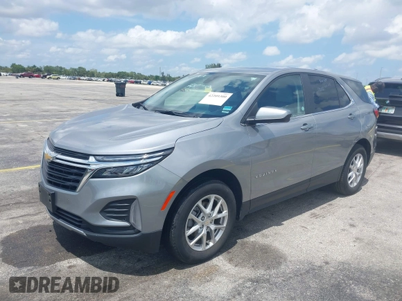 2024 Chevrolet Equinox LT with VIN 3GNAXUEG8RL152449, listed as a IAAI auction lot 42209300 with 39,572 mi miles and . Bid and sale history available at DreamBid. Image 17.