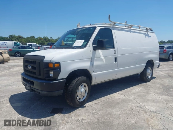 2010 Ford Econoline Cargo Commercial with VIN 1FTNE2EL1ADA10665, listed as a IAAI auction lot 41861433 with 183,657 mi miles and . Bid and sale history available at DreamBid. Image 2.