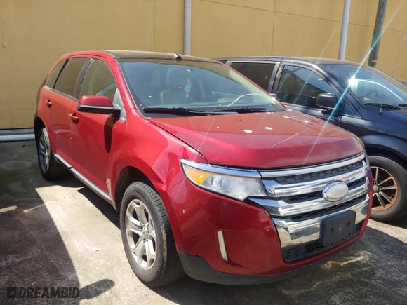 2013 Ford Edge SEL with VIN 2FMDK4JC2DBB62448, listed as a Copart auction lot 53973925 with 233,534 mi miles and Clean Title. Bid and sale history available at carsss.com. Image 1.