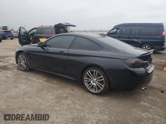 2017 BMW 4 Series 430i with VIN WBA4R7C50HK876586, listed as a Copart auction lot 81944434 with 75,301 mi miles and Salvage Title. Bid and sale history available at DreamBid. Image 2.