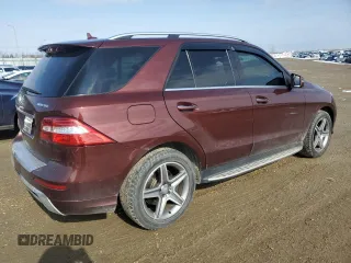 2014 Mercedes-Benz M 350 with VIN 4JGDA2EB5EA315457, listed as a Copart auction lot 51488915 with 177,858 mi miles and Clean Title. Bid and sale history available at DreamBid. Image 3.